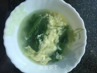 小白菜蛋花汤的做法步骤：10