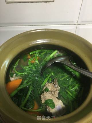 骨头陈肾煲西洋菜的做法步骤：8