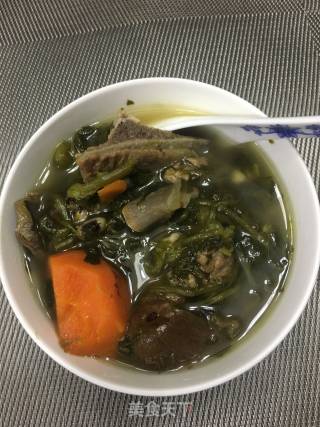 骨头陈肾煲西洋菜的做法步骤：9