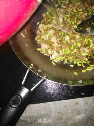 蒜苔酸豆角烩粉条的做法步骤：14