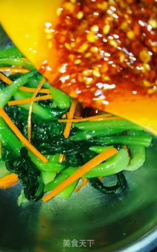 凉拌小油菜的做法步骤：5