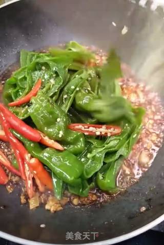 辣椒炒肉末的做法步骤：8