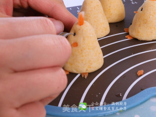 宝宝辅食 杂粮小鸡窝头的做法步骤：10