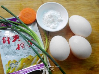 榨菜鸡蛋饼的做法步骤：1