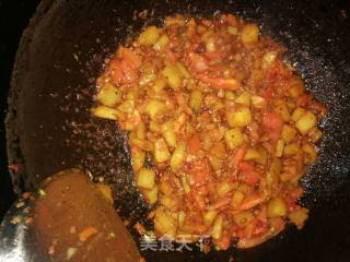 #团圆饭#肉末土豆丁的做法步骤：9