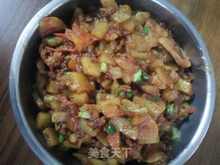 #团圆饭#肉末土豆丁的做法步骤：11