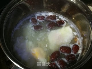 红枣鸡蛋糖水的做法步骤：3