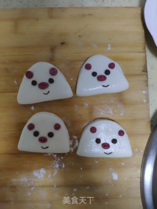 【金猪纳福】小猪包&小猪夹的做法步骤：16