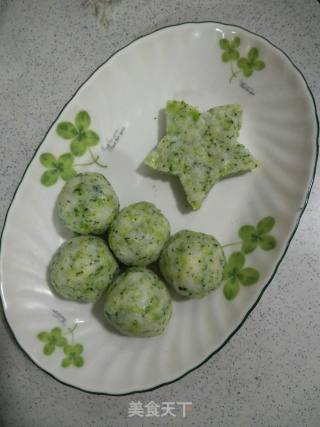 西兰花饭团的做法步骤：9
