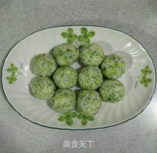 西兰花饭团的做法步骤：10