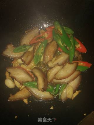 #团圆饭#榨菜回锅肉的做法步骤：6