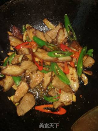 #团圆饭#榨菜回锅肉的做法步骤：8