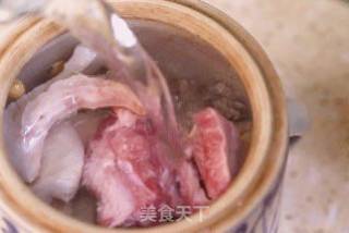 新西兰花胶黄豆冬瓜排骨汤的做法步骤：5