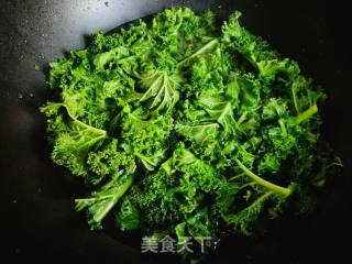 #团圆饭#焯炒橄榄菜的做法步骤：3