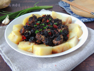豆豉土豆蒸排骨的做法步骤：13