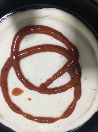 洋葱培根披萨的做法步骤：5