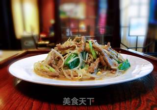 豆芽牛肉丝的做法步骤：9
