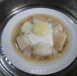 鸡蛋蒸鳗鱼的做法步骤：10
