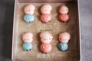 小猪佩奇馒头的做法步骤：9
