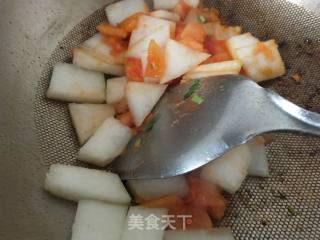 西红柿冬瓜汤的做法步骤：5
