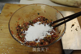 儿时的家乡味——蒸藕夹的做法步骤：4