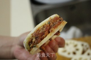 儿时的家乡味——蒸藕夹的做法步骤：7