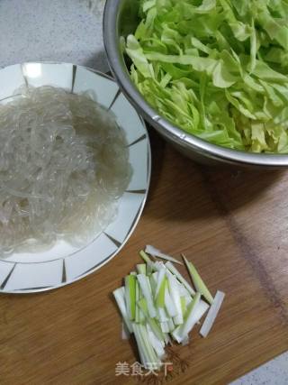 卷心菜炒地瓜粉的做法步骤：5