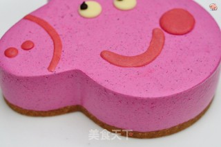 小猪佩奇慕斯蛋糕的做法步骤：16