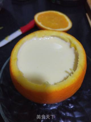 橙子蒸蛋的做法步骤：8