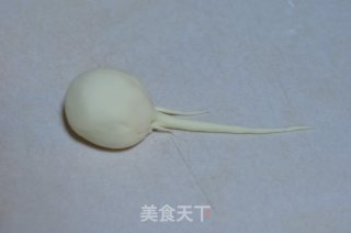 仿真白萝卜馒头的做法步骤：5