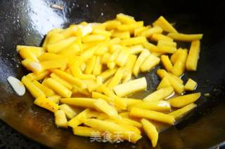 素炒木瓜条的做法步骤：5