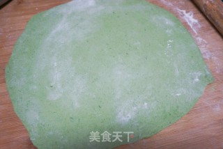 菠菜烙饼的做法步骤：2