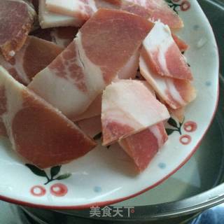 双椒炒火腿的做法步骤：3