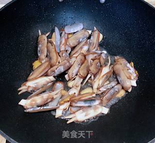 家烧蛏子的做法步骤：2
