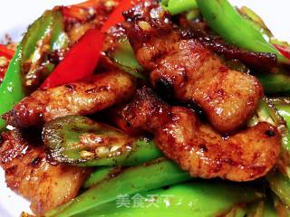 农家炒肉的做法步骤：5