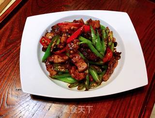 农家炒肉的做法步骤：9