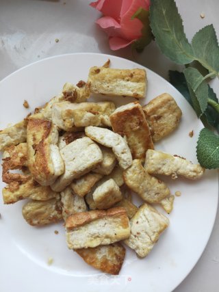 豆腐炒彩椒的做法步骤：4