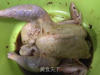 烤了一只鸡的做法步骤：4
