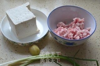 珍珠豆腐肉丸子的做法步骤：1