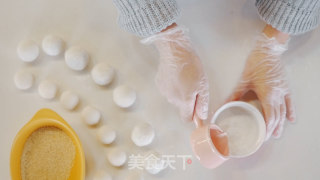 红豆小煎堆【初味日记】的做法步骤：7