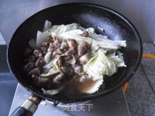 鸡心烩白菜的做法步骤：7