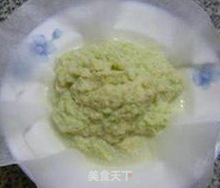 肉末苦瓜豆渣饼的做法步骤：4