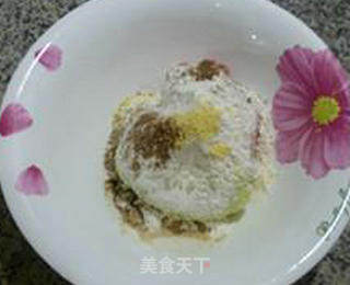 肉末苦瓜豆渣饼的做法步骤：6