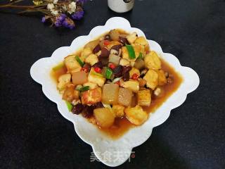 红酒冬瓜豆腐的做法步骤：10