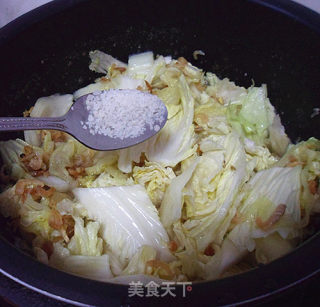 海米白菜咸饭的做法步骤：5