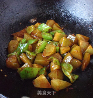 酱爆青笋的做法步骤：6