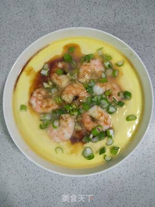 虾仁豆腐蒸蛋的做法步骤：12
