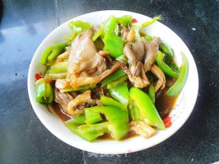 尖椒炒鲜蘑的做法步骤：9