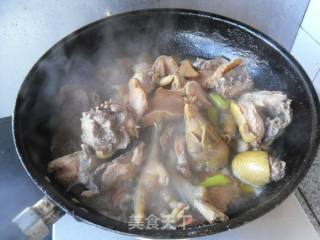 家鸡炖蘑菇的做法步骤：12