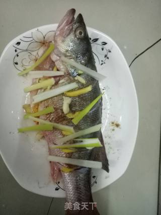 清蒸鲈鱼的做法步骤：2